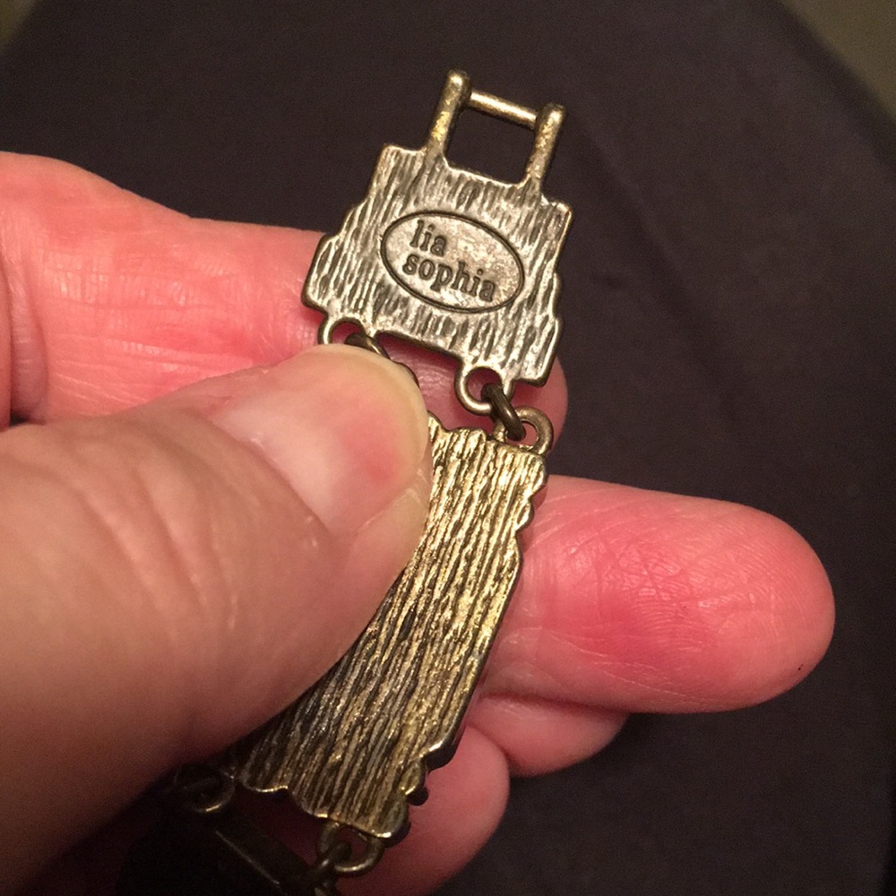 “LIA SOFIA” RHINESTONE BRACELET - Picture 5 of 7